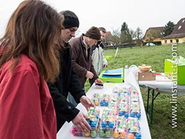 stand café dans le pré